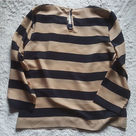 J. Crew Striped Lightweight Top Womens Size Small - Picture 4 of 6